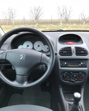 Peugeot 206 cena 7900 przebieg: 60800, rok produkcji 2003 z Piła małe 254